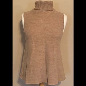 Zara soft top. Size medium, light camel color